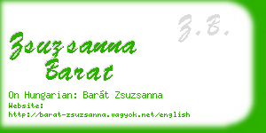 zsuzsanna barat business card